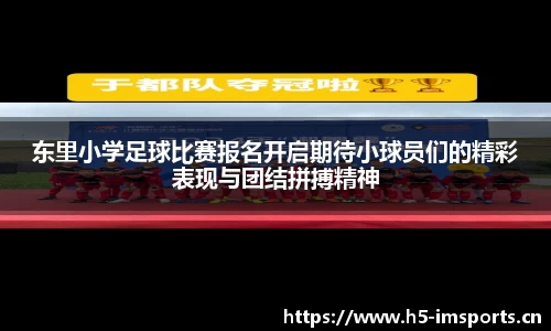 东里小学足球比赛报名开启期待小球员们的精彩表现与团结拼搏精神